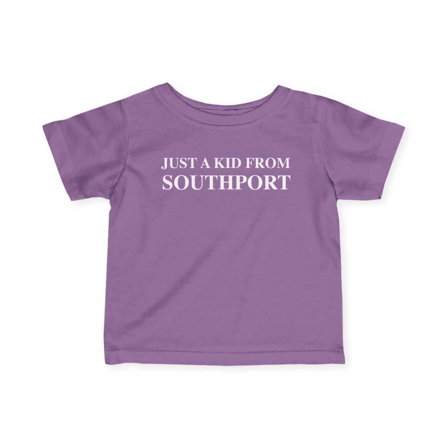 Just a kid from Southport Infant Fine Jersey T-Shirt