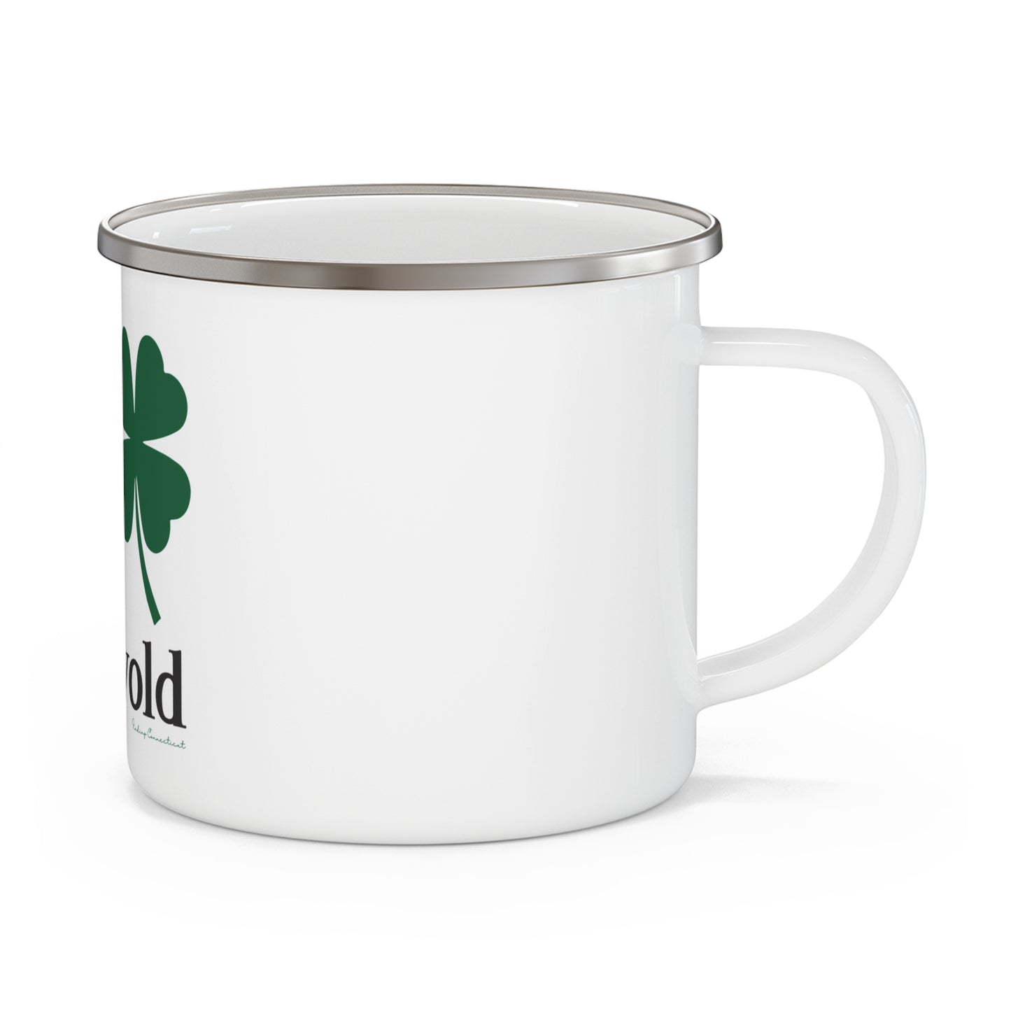 I Clover Griswold Enamel Camping Mug