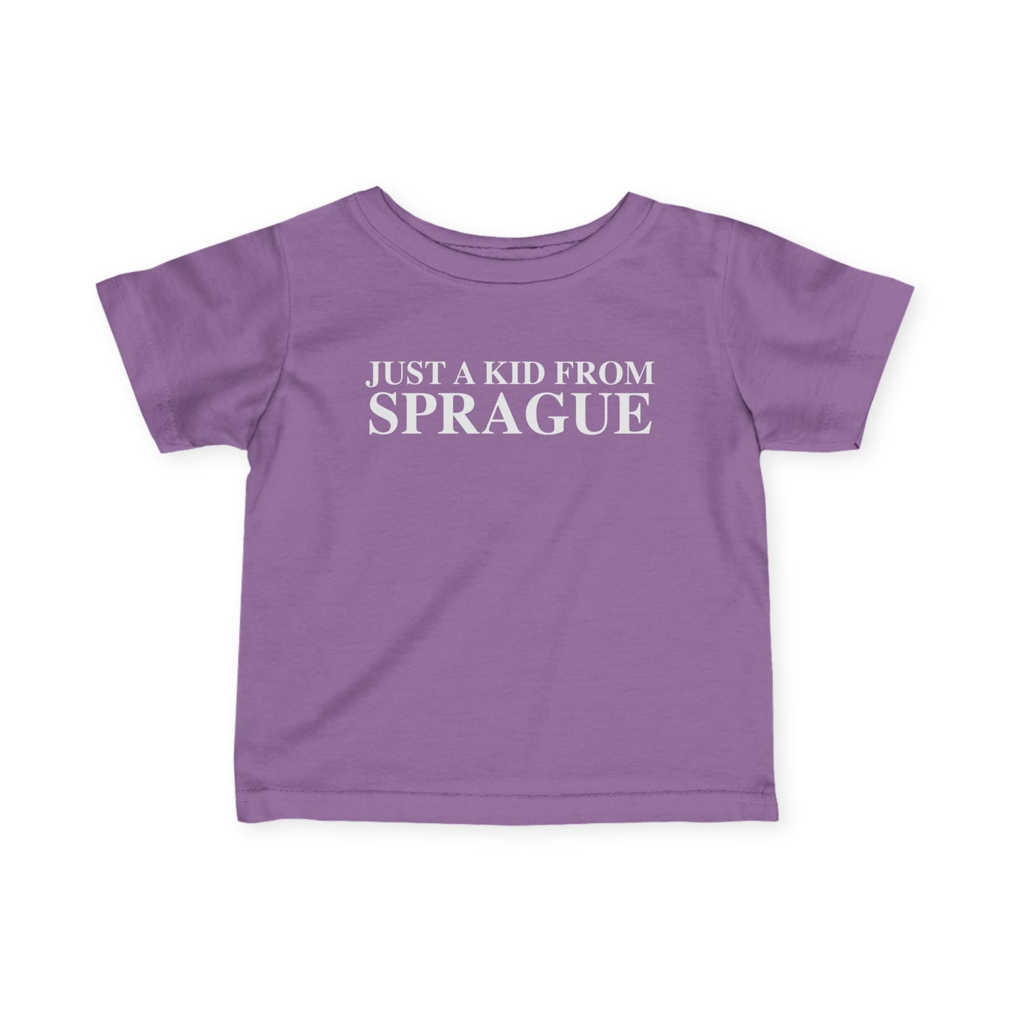 Just a kid from Sprague Infant Fine Jersey T-Shirt