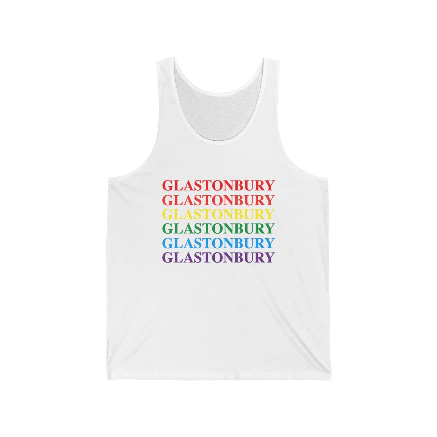 Glastonbury Pride Unisex Jersey Tank