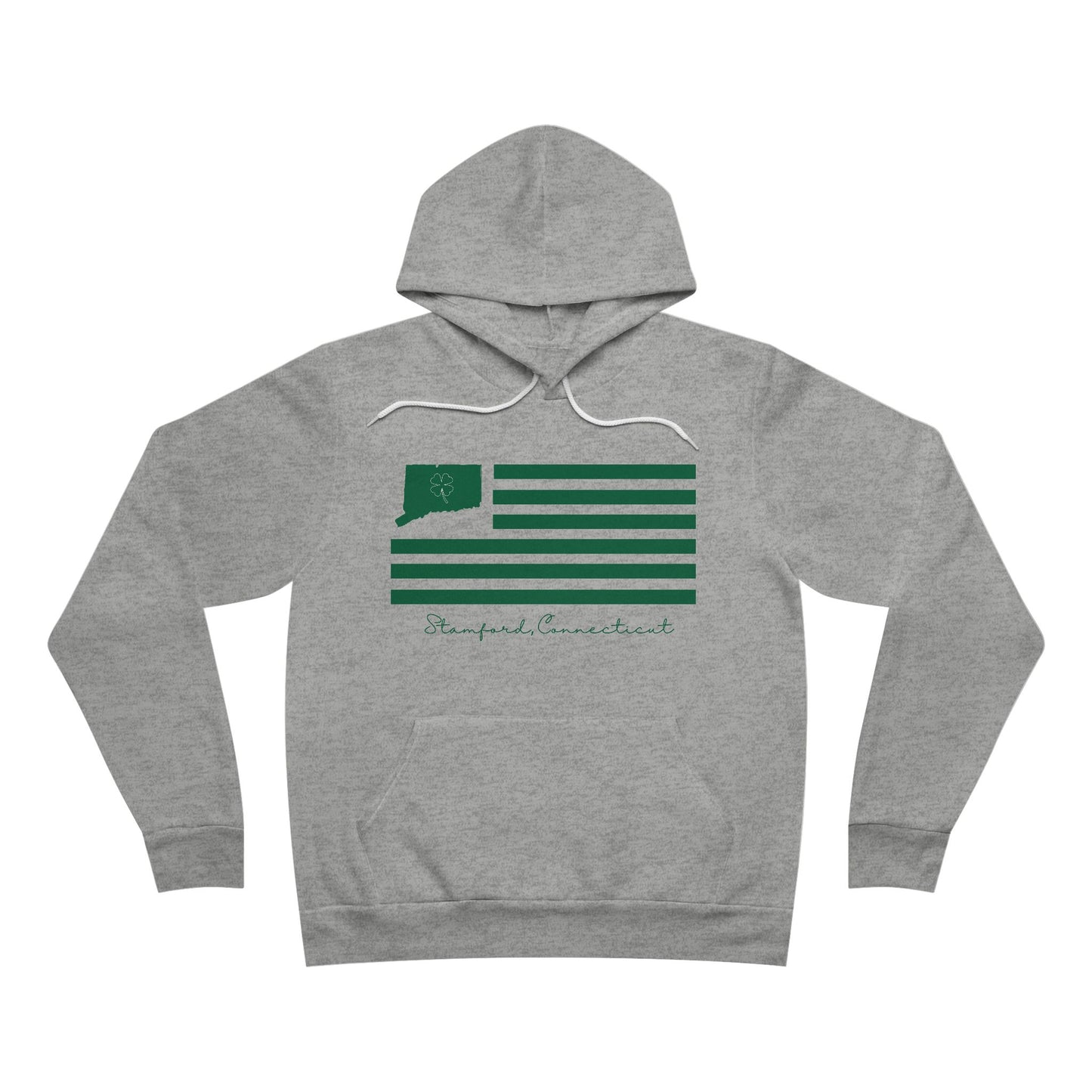 Stamford St. Patrick's Day Flag Unisex Sponge Fleece Pullover Hoodie