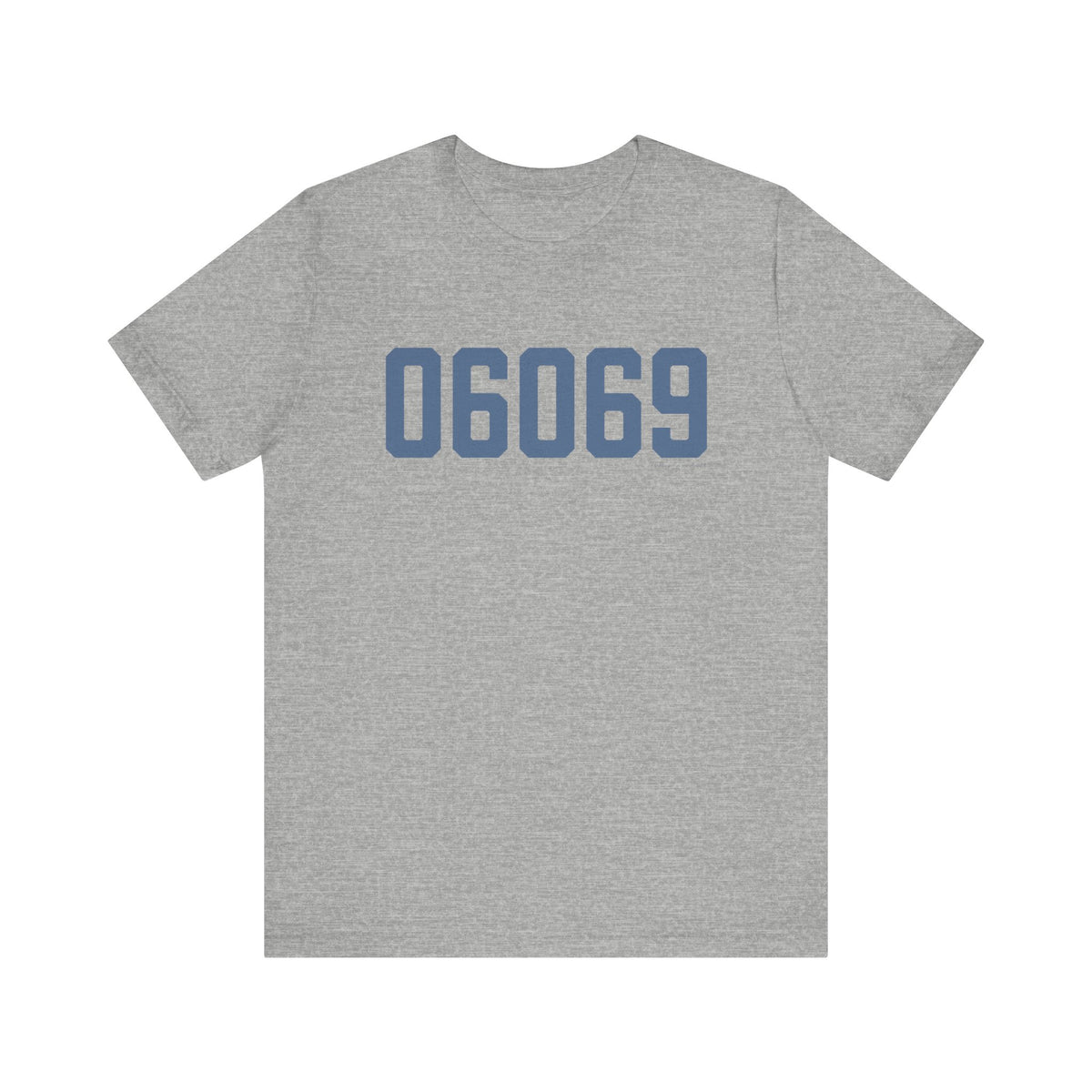 06069 Sharon Connecticut Zip Code Jersey Short Sleeve T-Shirt