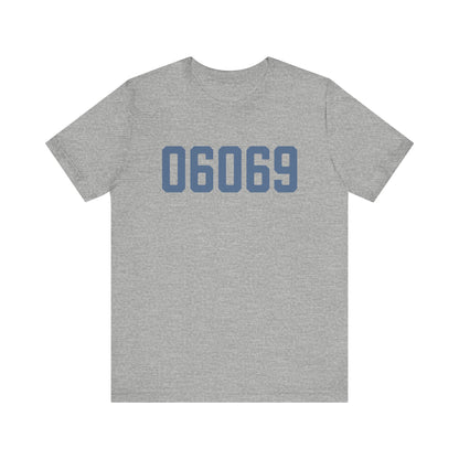 06069 Sharon Connecticut Zip Code Jersey Short Sleeve T-Shirt