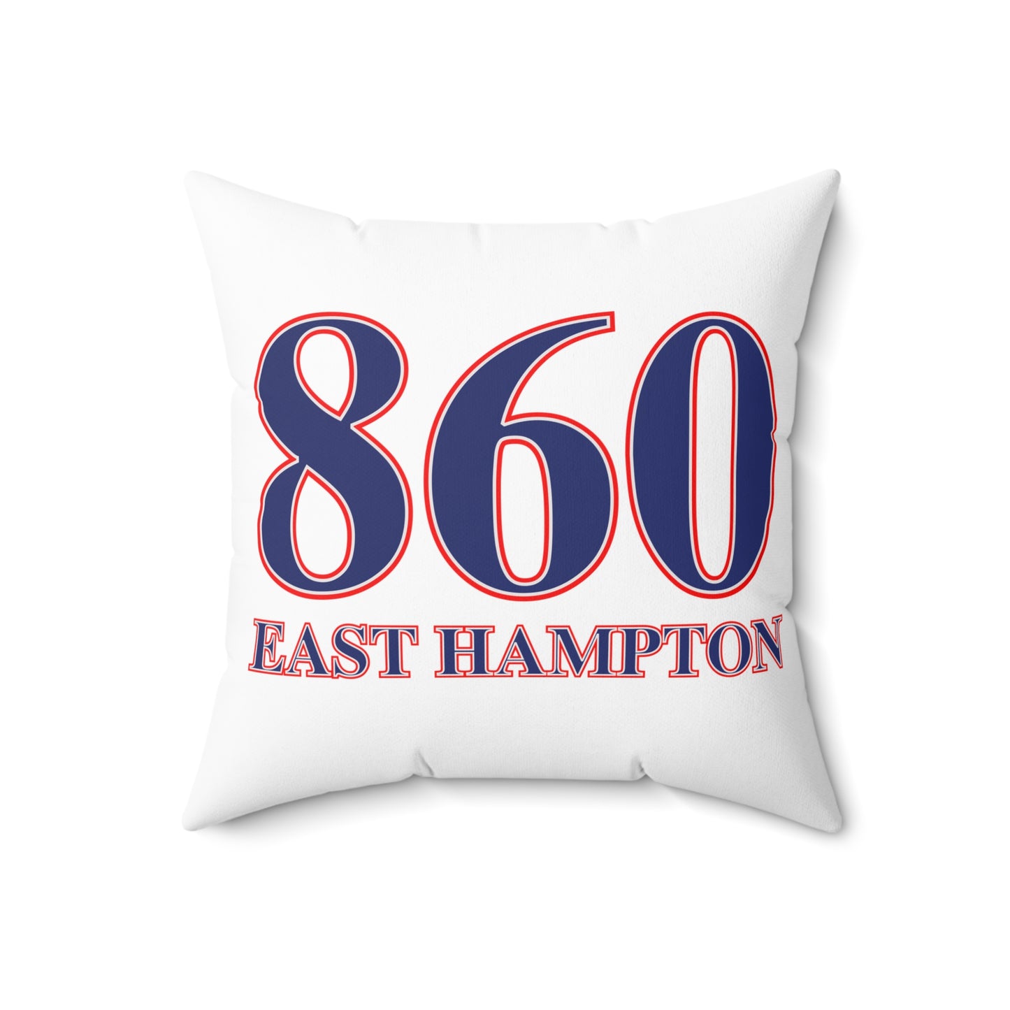 860 East Hampton Red, White & Blue Spun Polyester Square Pillow