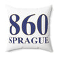 860 Sprague Spun Polyester Square Pillow