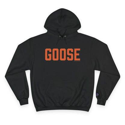 Goose Zip Code Orange & Green Champion Hoodie