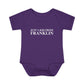 Just a kid from Franklin Infant Baby Rib Bodysuit