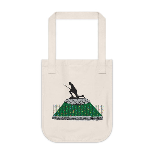 Minuteman Holiday Lights Organic Canvas Tote Bag