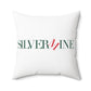 41 Tilt Silvermine Spun Polyester Square Pillow