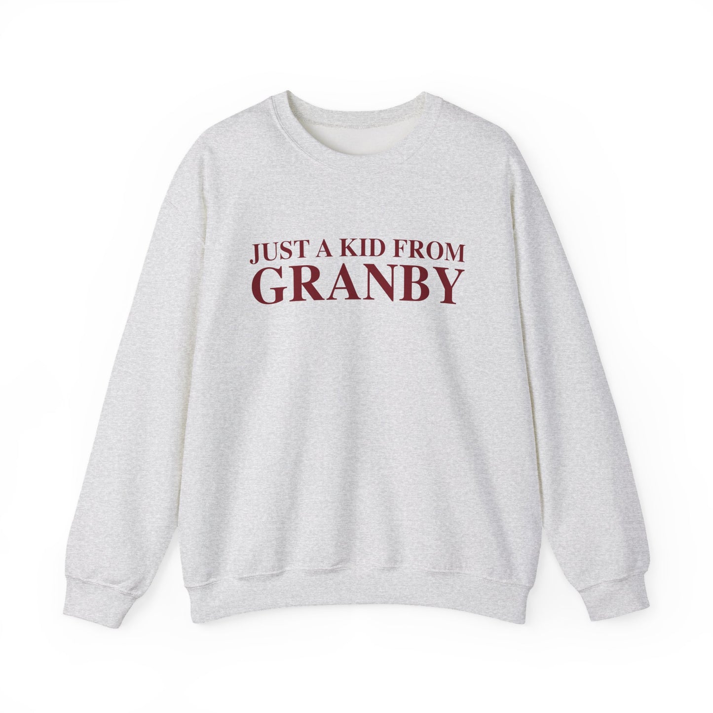 Just a kid from Granby Unisex Heavy Blend™ Crewneck Sweatshirt