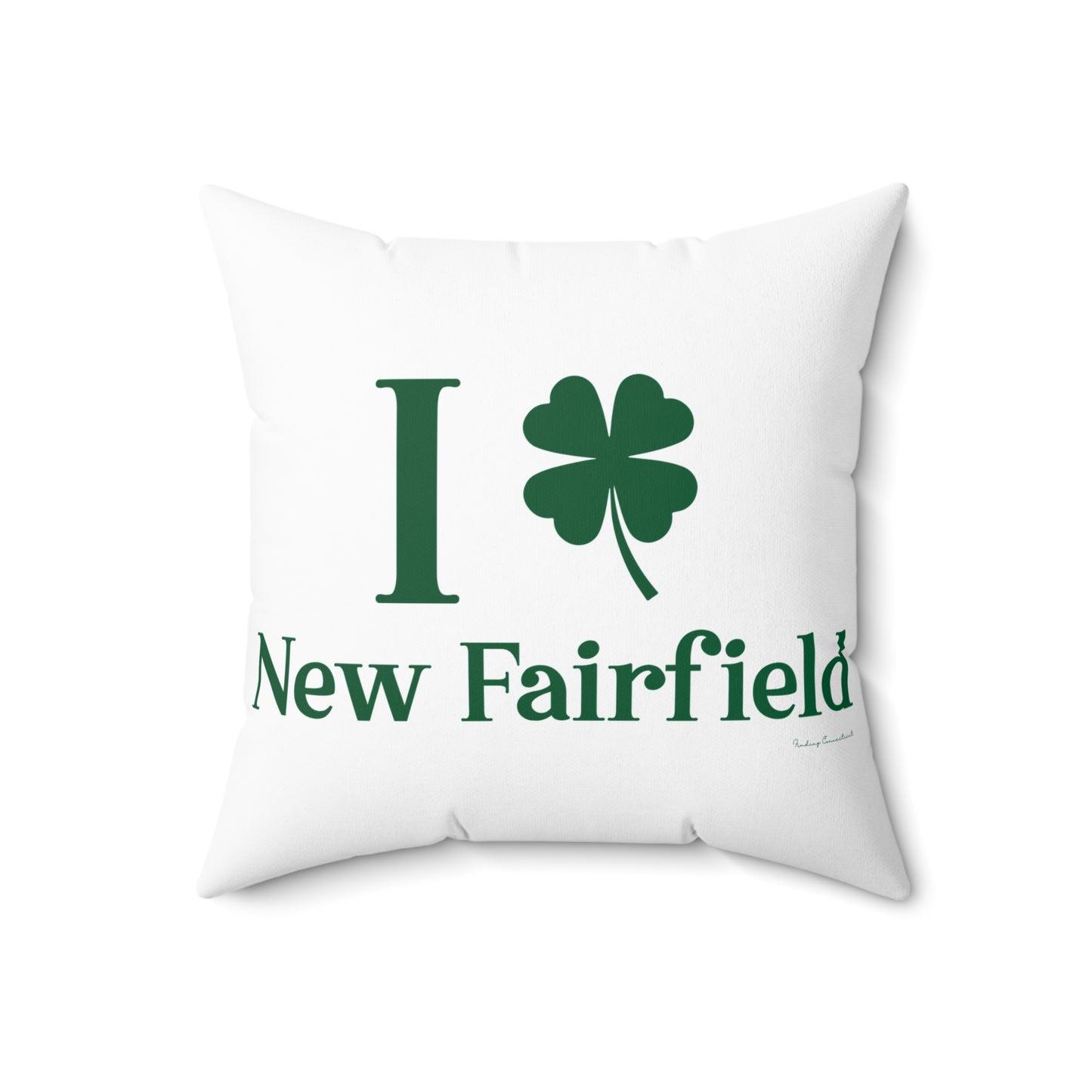 I Clover New Fairfield Spun Polyester Square Pillow