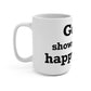 Goose Shows Are My Happy Place - Black Mug 15oz