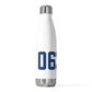 06334 Bozrah Connecticut Zip Code 20oz Insulated Bottle