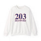 203 Branford Red White & Blue Unisex Heavy Blend™ Crewneck Sweatshirt