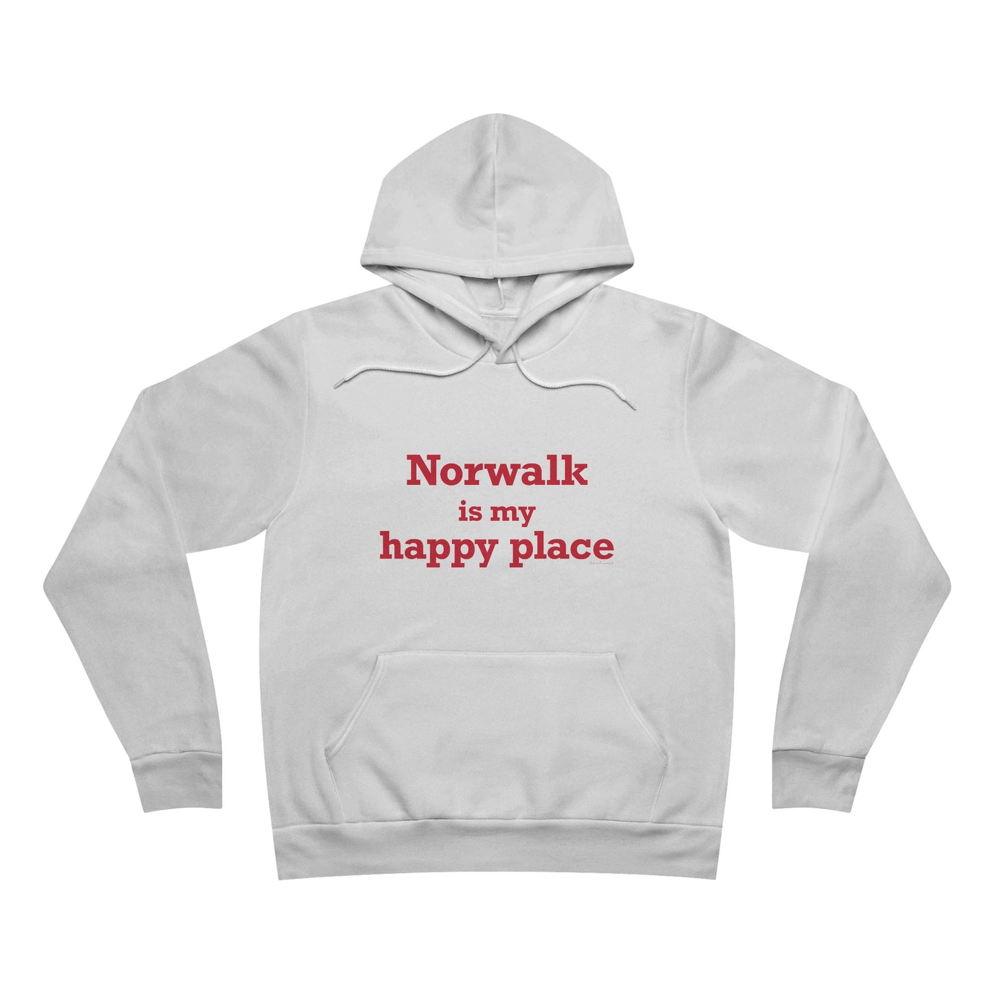 Norwalk is my Happy Place Unisex Sponge Fleece Pullover Hoodie