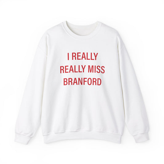 I Really Really Miss Branford Unisex Heavy Blend™ Crewneck Sweatshirt
