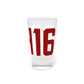 06416 Cromwell Connecticut Zip Code Pint Glass, 16oz
