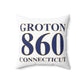 Groton 860 Connecticut Spun Polyester Square Pillow