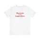 Norwich is My Happy Place Unisex Jersey Short Sleeve T-Shirt