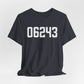 06243 Killingly  CT Zip Code Unisex Jersey Short Sleeve T-Shirt