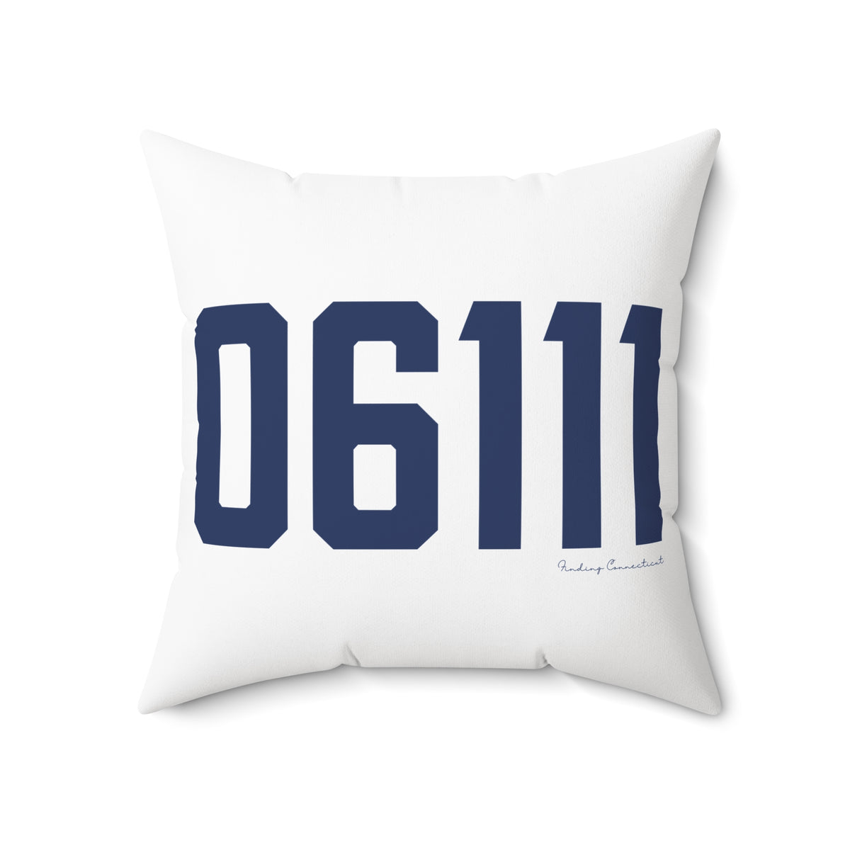 06111 Newington Connecticut Zip Code Polyester Square Pillow