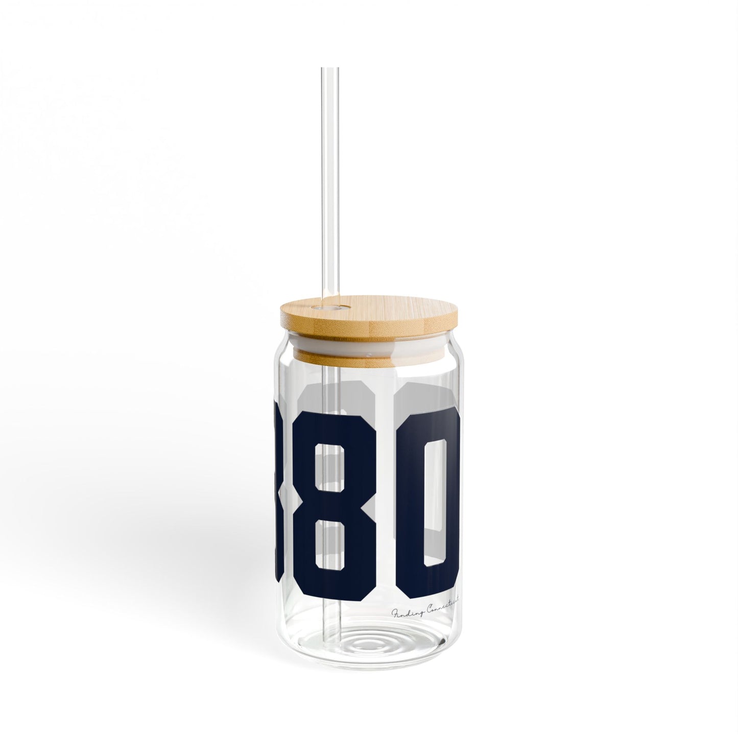 06880 Westport Connecticut Zip Code Sipper Glass, 16oz