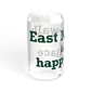 East Norwalk is My Happy Place Sipper Glass, 16oz