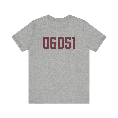 06051 New Britain Connecticut Zip Code Unisex Jersey Short Sleeve T-Shirt
