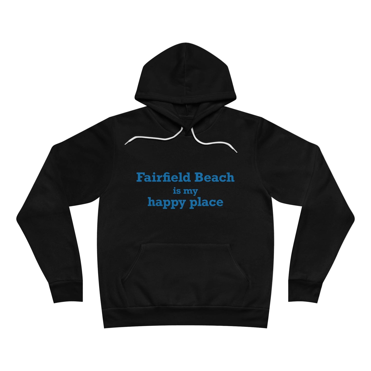 Fairfield Beach is My Happy Place Unisex Sponge Fleece Pullover Hoodie