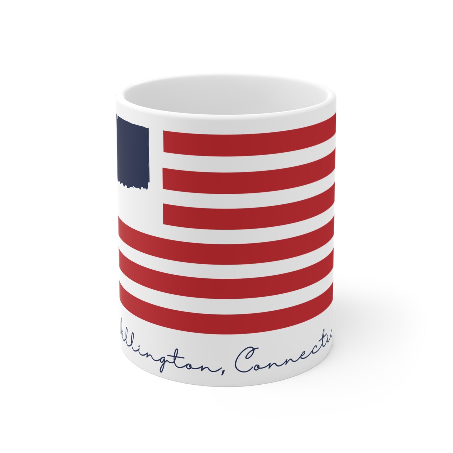 Willington Connecticut Flag Mug 11oz