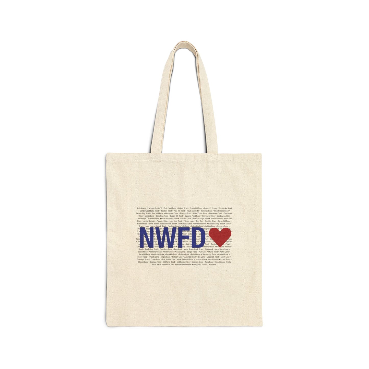 New Fairfield Love Cotton Canvas Tote Bag