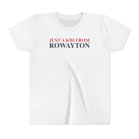 Just a kid from Rowayton Youth Short Sleeve T-Shirt