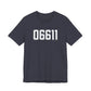 06611 Trumbull CT Zip Code Unisex Jersey Short Sleeve T-Shirt