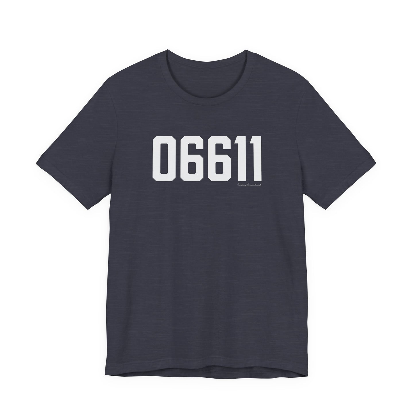 06611 Trumbull CT Zip Code Unisex Jersey Short Sleeve T-Shirt