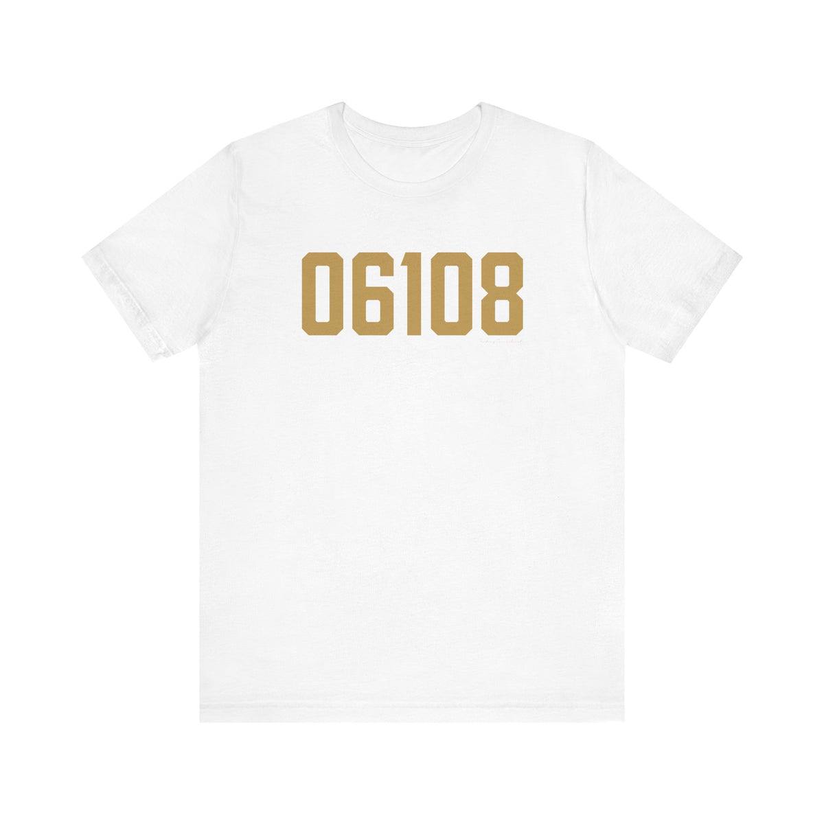 06108 East Hartford Connecticut Zip Code Unisex Jersey Short Sleeve T-Shirt