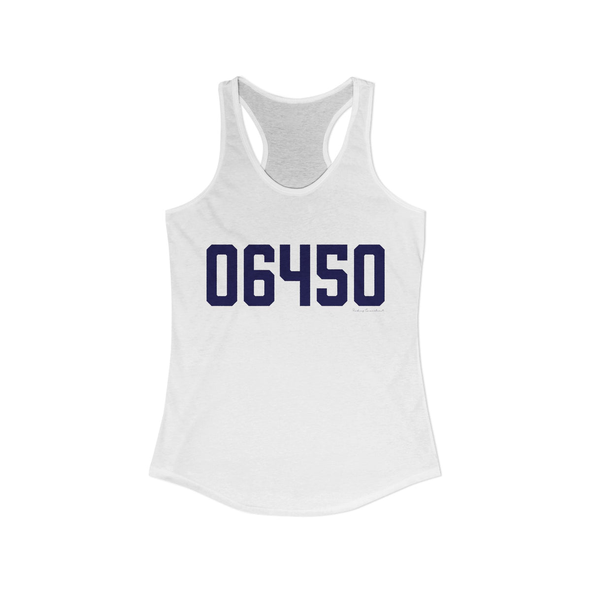 06450 Meriden Connecticut Zip Code Women's Ideal Racerback Tank Top