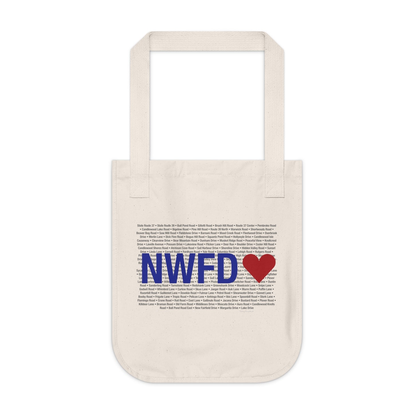 New Fairfield Love Organic Canvas Tote Bag