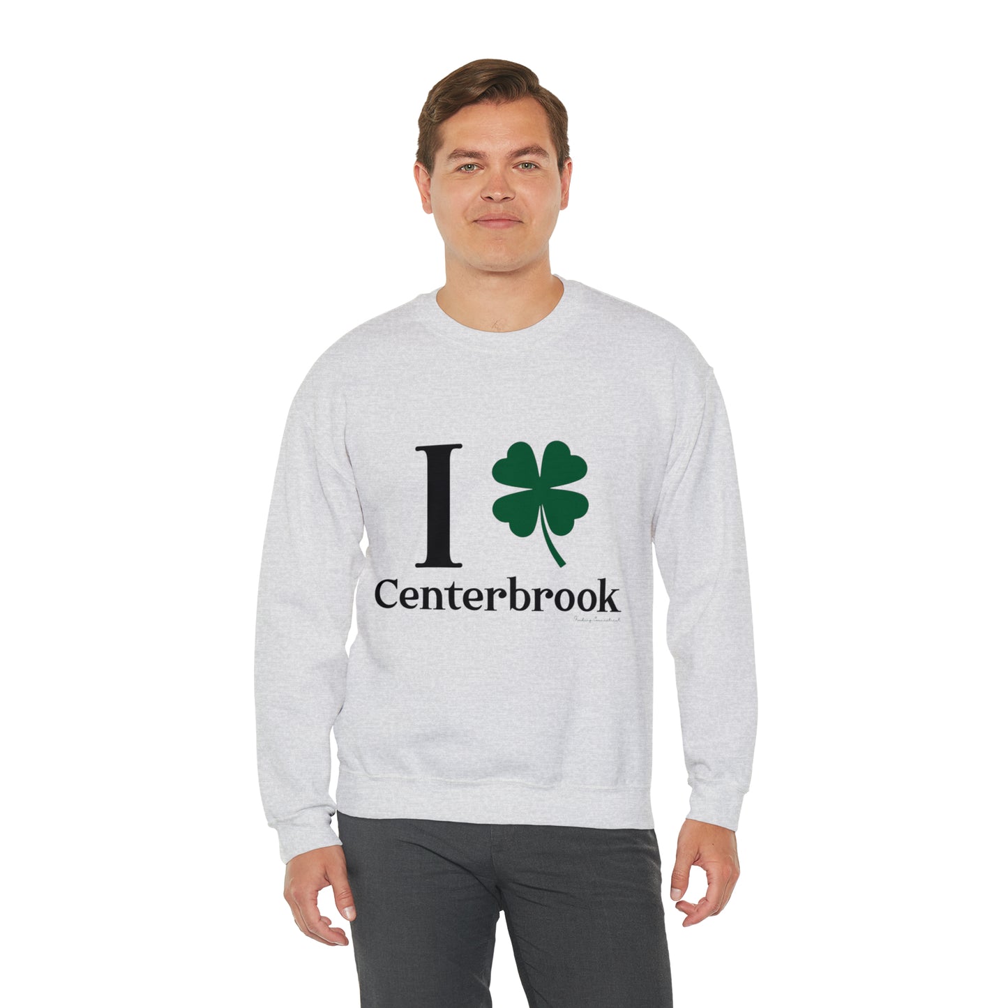 I Clover Centerbrook Unisex Heavy Blend™ Crewneck Sweatshirt (black)