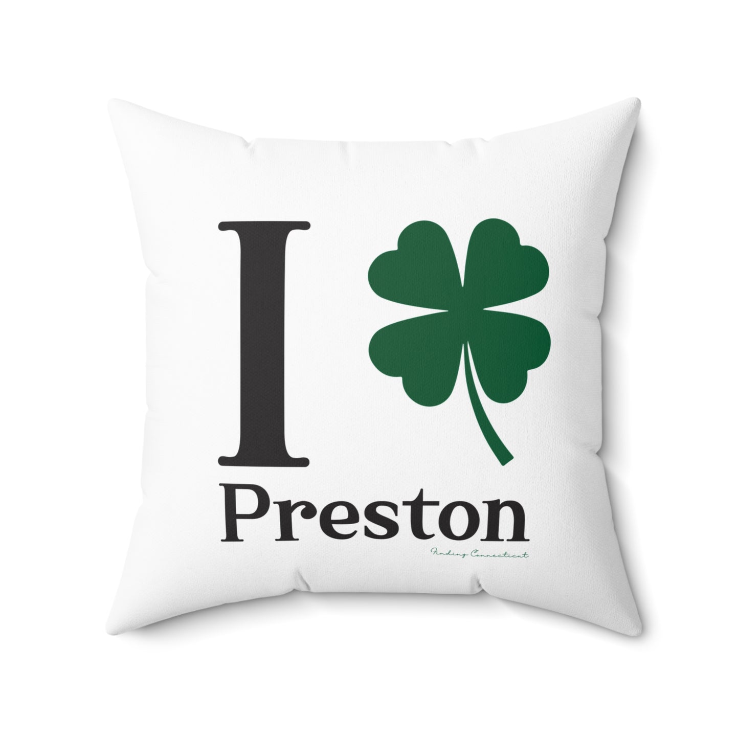 I Clover Preston Spun Polyester Square Pillow