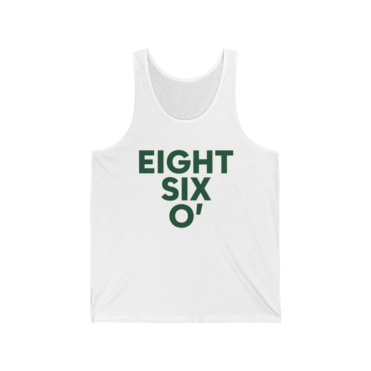 Eight Six O’ Unisex Jersey Tank Lucky Green – St. Patrick’s Day