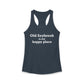Old Saybrook is My Happy Place Women's Ideal Racerback Tank Top