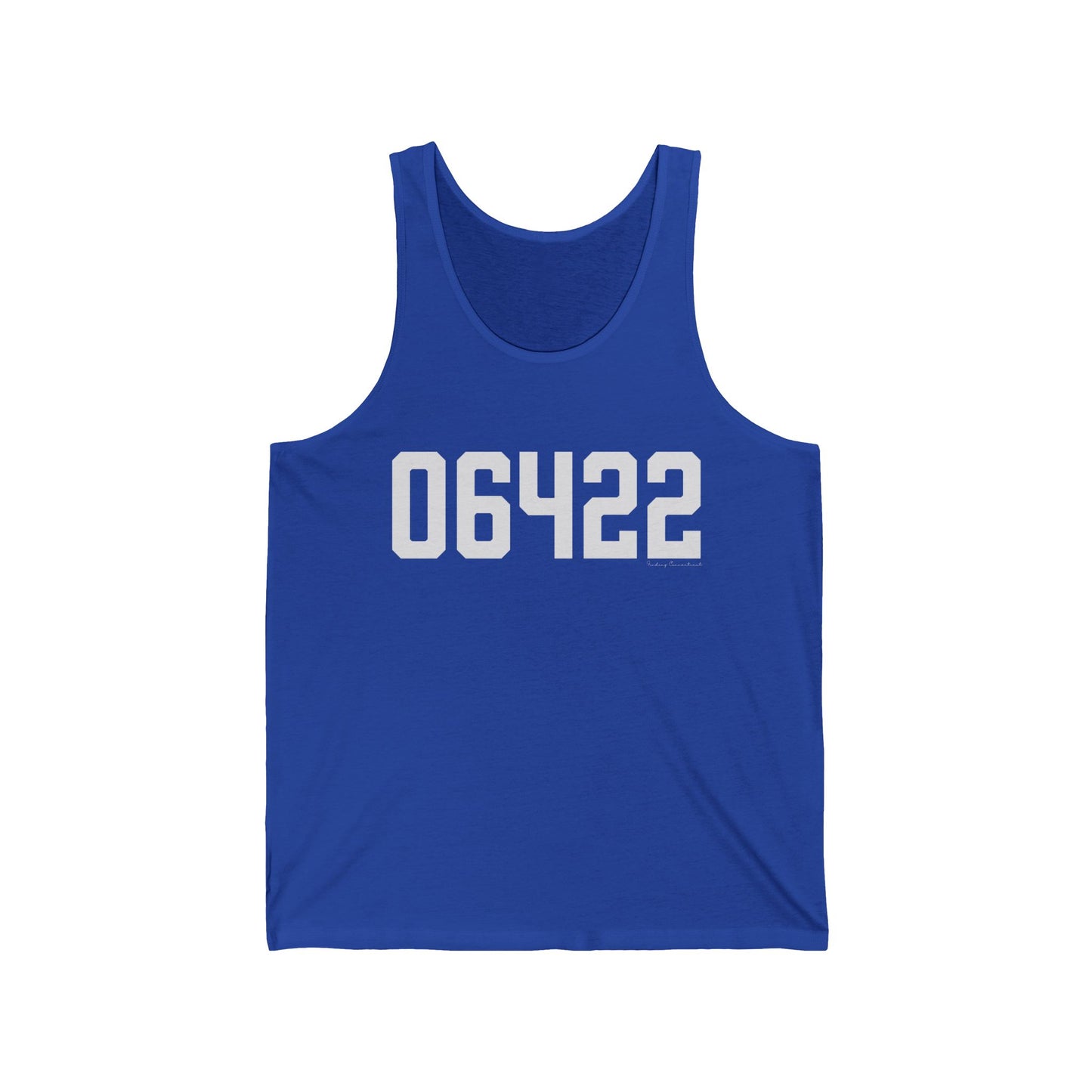 06422 Durham CT Zip Code Unisex Jersey Tank Top