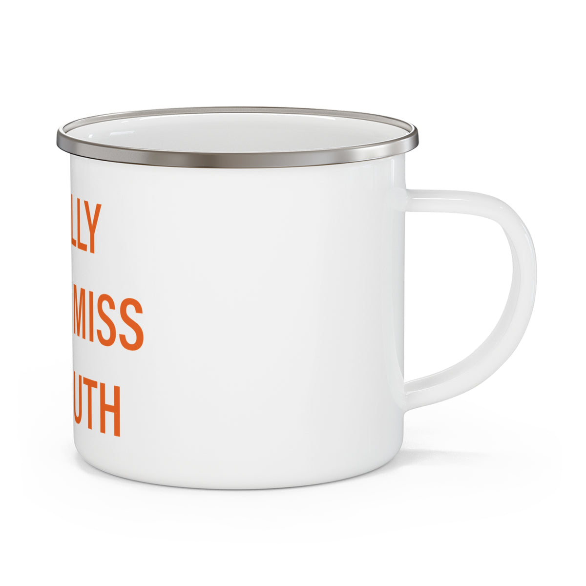 I Really Really Miss Plymouth Enamel Camping Mug