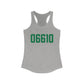 06610  Bridgeport Connecticut Zip Code Women's Ideal Racerback Tank Top