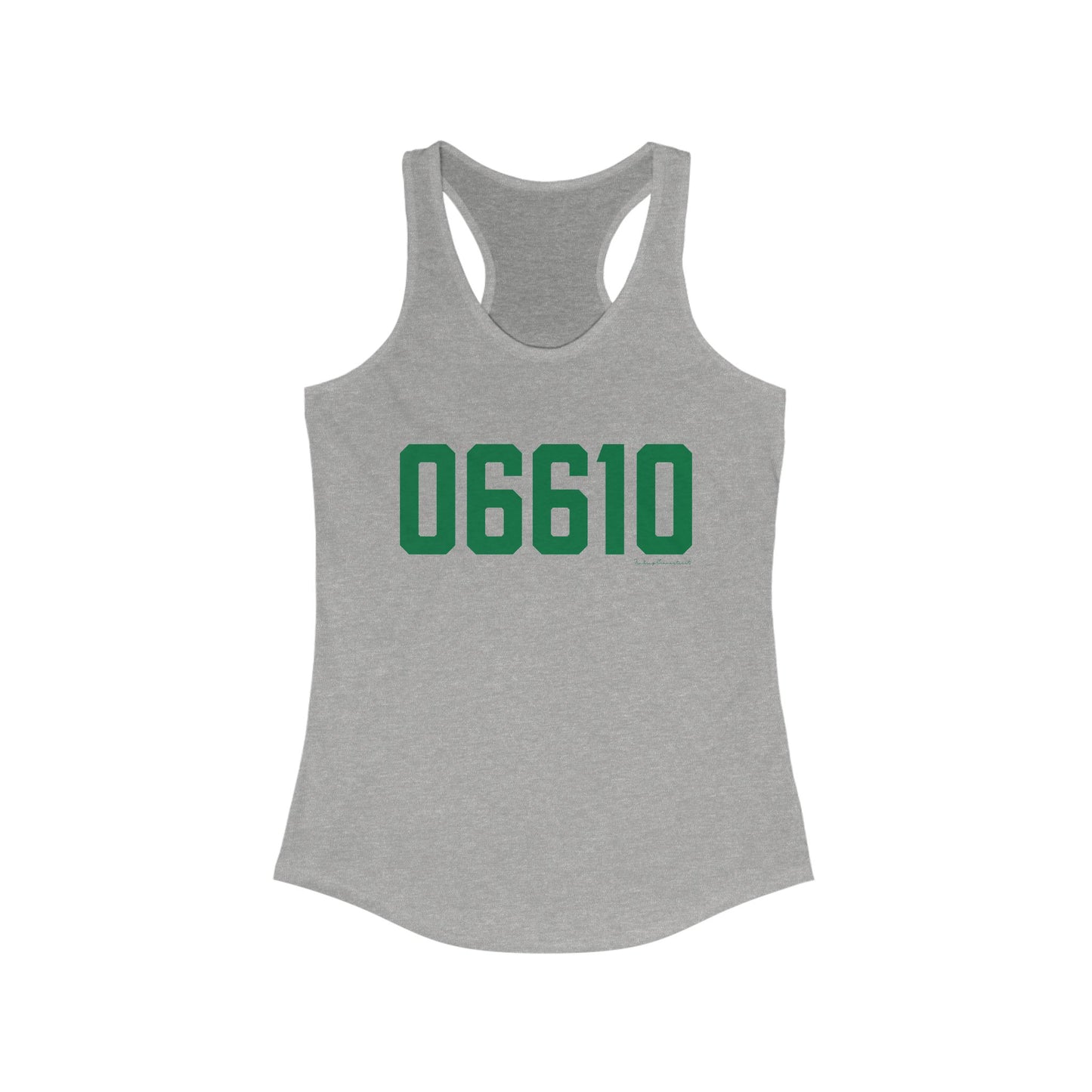 06610  Bridgeport Connecticut Zip Code Women's Ideal Racerback Tank Top
