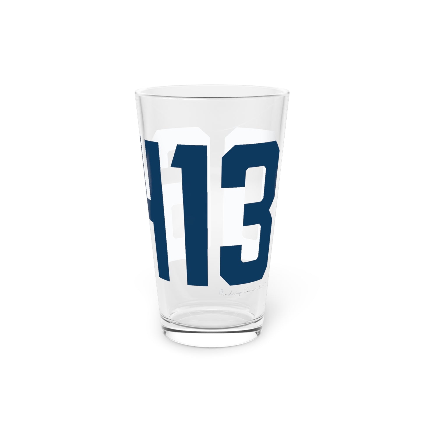 06413 Clinton Connecticut Zip Code Pint Glass, 16oz