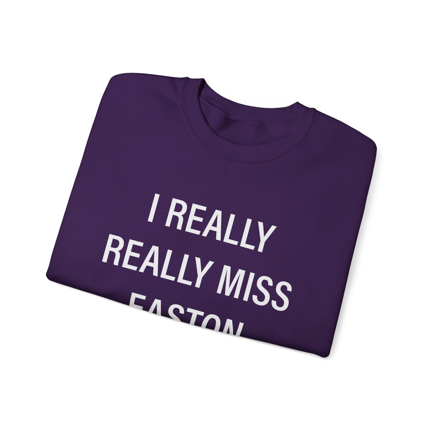 I Really Really Miss Easton Unisex Heavy Blend™ Crewneck Sweatshirt