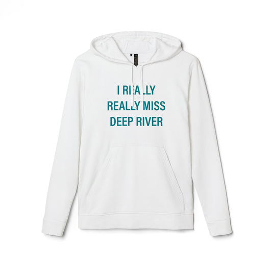 I Really Really Miss Deep River. adidas® Unisex Fleece Hoodie