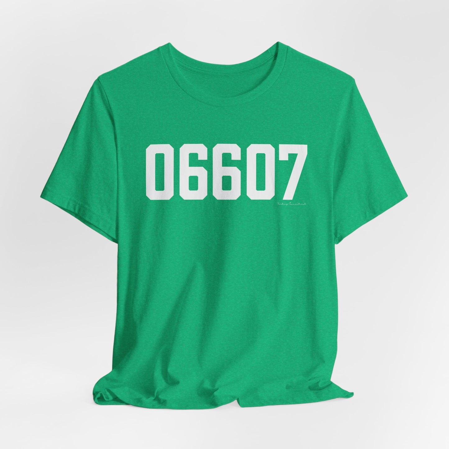 06607 Bridgeport CT Zip Code Unisex Jersey Short Sleeve T-Shirt
