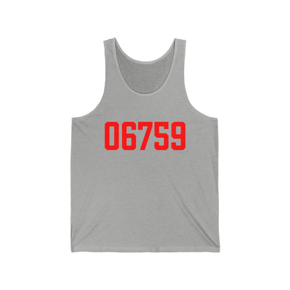 06759 Litchfield Connecticut Zip Code Unisex Jersey Tank Top